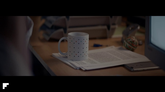 Video Reference: Tableware, Drinkware, Coffee cup, Dishware, Cup, Desk, Serveware, Wood, Table, Porcelain