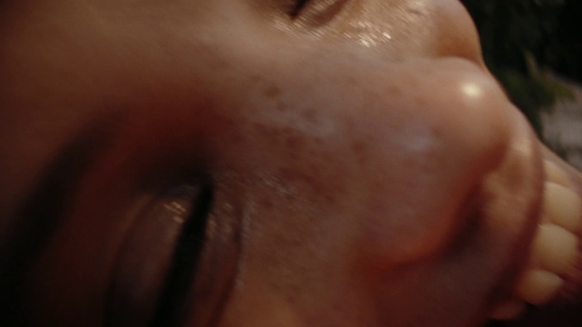 Video Reference: Eyelash, Jaw, Gesture, Chest, Nail, Wrinkle, Facial hair, Flesh, Macro photography, Wrist