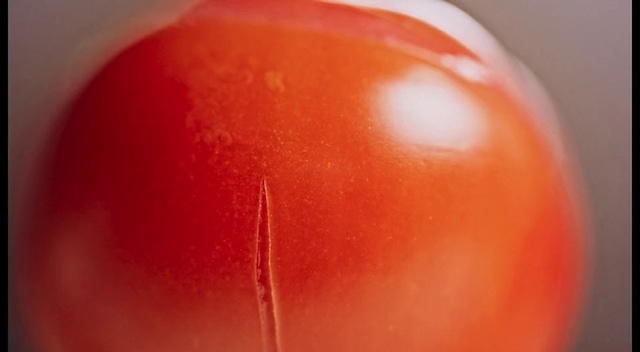 Video Reference: Food, Ingredient, Plum tomato, Automotive lighting, Produce, Bush tomato, Natural foods, Plant, Peach, Close-up
