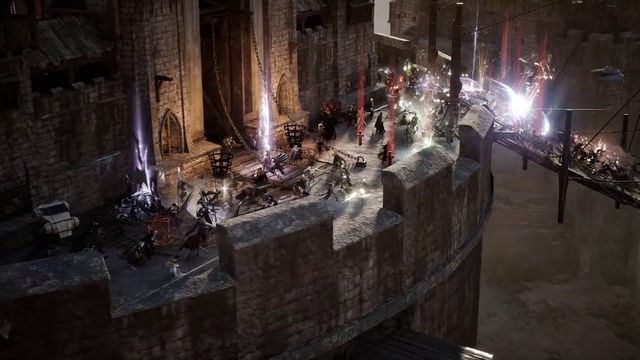 Video Reference: Building, City, Event, Chandelier, Metal, Darkness, Holy places, Light fixture, Plant, Tradition