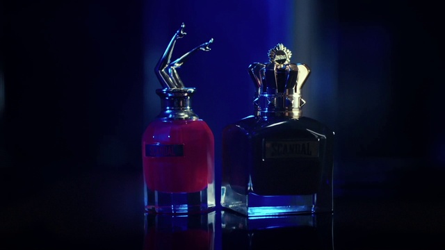 Video Reference: Perfume, Liquid, Drinkware, Bottle, Barware, Glass bottle, Purple, Cosmetics, Fluid, Solution
