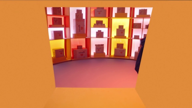 Video Reference: Rectangle, Wood, Art, Flooring, Magenta, Font, Tints and shades, Symmetry, Fixture, Building