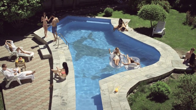 Video Reference: Water, Plant, Swimming pool, Leisure, Tree, Composite material, Summer, Swimwear, Recreation, Shade