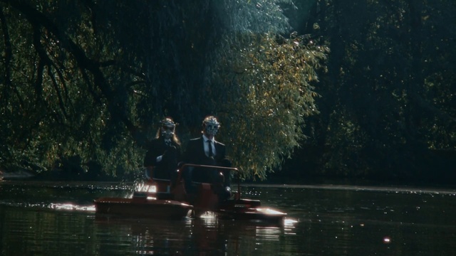 Video Reference: Water, Boat, Watercraft, Tree, Vehicle, Body of water, Watercourse, Lake, Bank, Plant