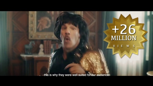 Video Reference: Flash photography, Font, Fun, Movie, Event, Happy, Photo caption, Darkness, Fur, Formal wear