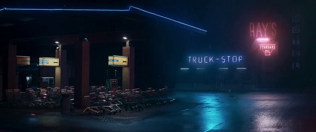 Video Reference: Atmosphere, Automotive lighting, Electricity, Building, Sky, Technology, Gas, Midnight, Lens flare, City