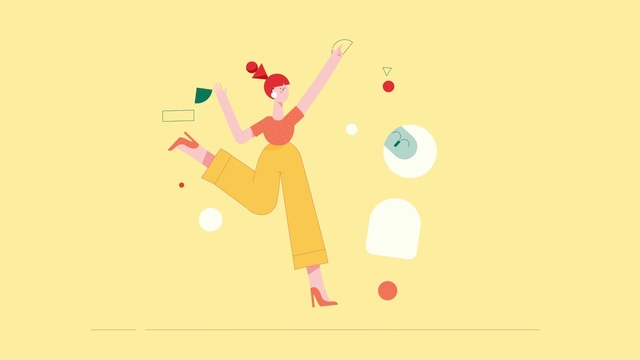 Video Reference: Happy, Gesture, Art, Font, Table tennis racket, Circle, Ball, Fun, Performing arts, Illustration