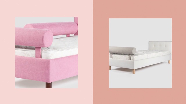 Video Reference: Couch, Product, Rectangle, Comfort, Wood, Pillow, Material property, studio couch, Linens, Sofa bed