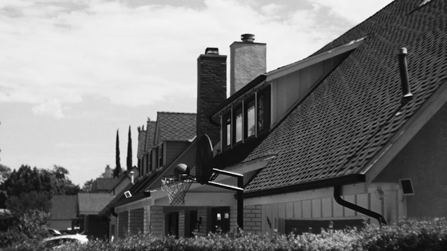 Video Reference: Cloud, Sky, Plant, Building, Black, Window, Architecture, Black-and-white, Style, House