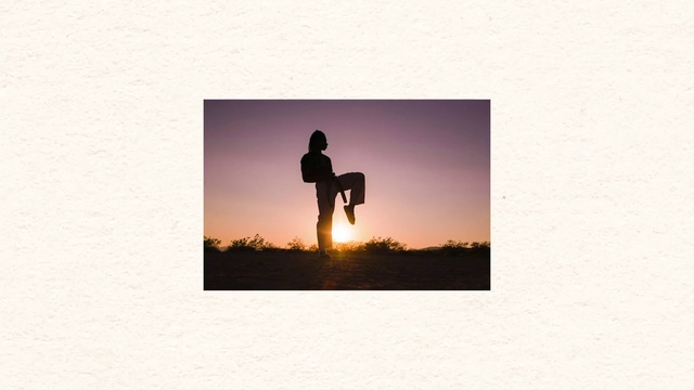 Video Reference: People in nature, Sky, Gesture, Happy, Font, Horizon, Sunrise, Landscape, Sunset, Tints and shades