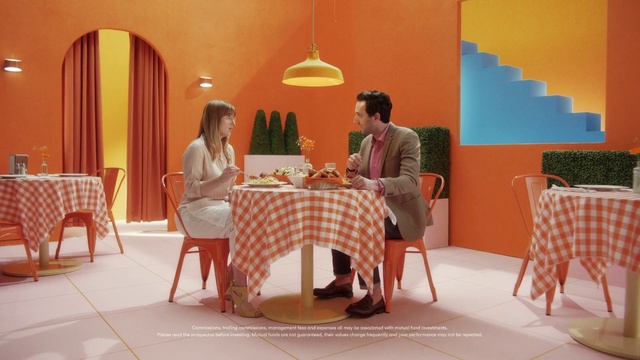 Video Reference: Table, Furniture, Chair, Orange, Interior design, Lighting, Comfort, Leisure, Lamp, Houseplant