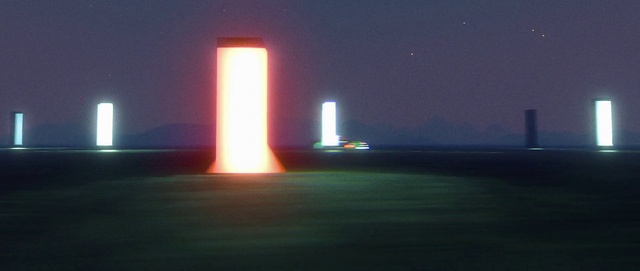 Video Reference: Sky, Light, Electricity, Water, Tower, Horizon, Gas, Lens flare, Beacon, Calm