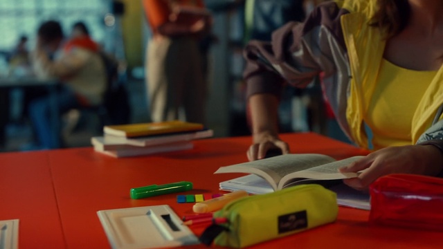 Video Reference: Table, Yellow, Desk, Automotive design, Engineering, Event, Leisure, Room, Job, Visual arts