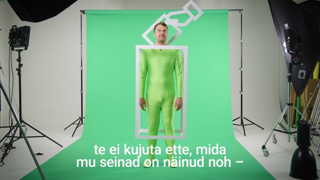 Video Reference: Shoulder, Green, Shorts, Font, Fashion design, Room, Flooring, Symmetry, Advertising, Event