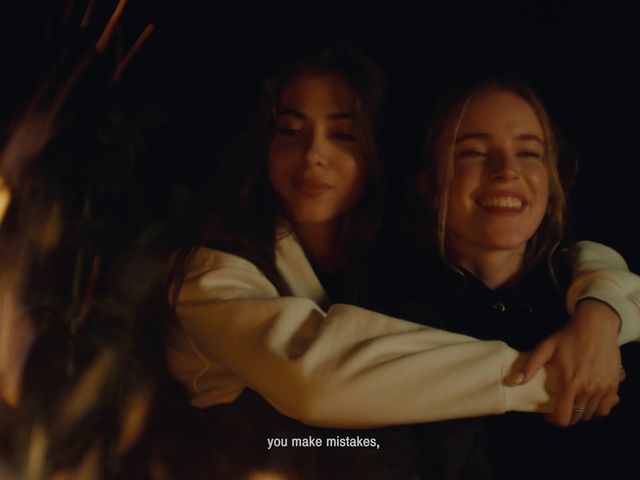 Video Reference: Smile, Flash photography, Gesture, Happy, Fun, Event, Midnight, Darkness, Grass, Hug