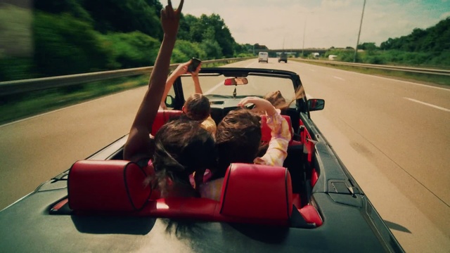 Video Reference: Vehicle, Sky, Hood, Car, Motor vehicle, Automotive design, Tree, Automotive exterior, Bumper, Plant