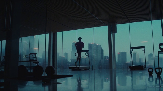 Video Reference: Building, Window, Interior design, Art, Tints and shades, Symmetry, Door, Glass, Flooring, Space