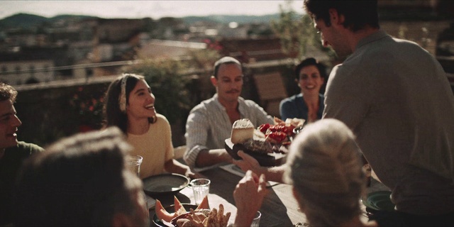 Video Reference: Photograph, Food, Tableware, Flower, Tie, Flash photography, Interaction, Happy, Flower Arranging, Bridal clothing