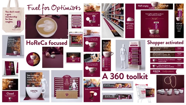 Video Reference: Font, Tableware, Material property, Recipe, Magenta, Screenshot, Poster, Advertising, Coffee cup, Dishware