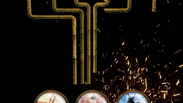 Video Reference: Light, Black, Yellow, Gold, Fixture, Automotive lighting, Cross, Metal, Font, Rectangle