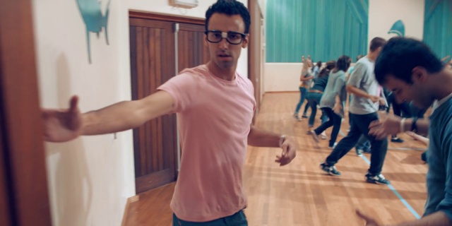 Video Reference: Glasses, Joint, Arm, Vision care, Gesture, Wood, Flooring, Floor, Eyewear, Fun