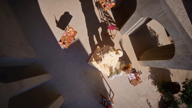 Video Reference: Architecture, Plant, Wall, Art, Tints and shades, Space, Wood, Room, Visual arts, Font