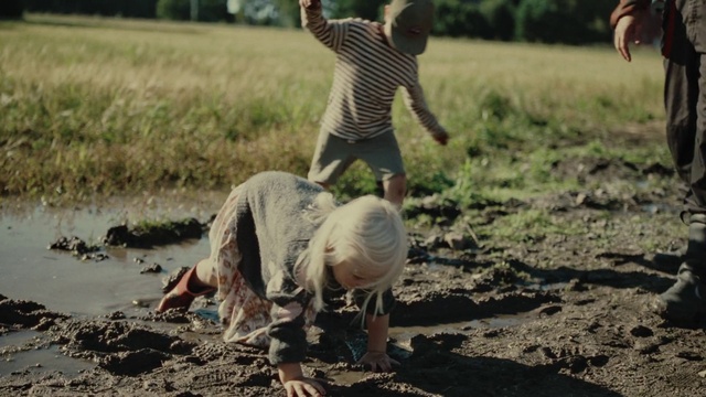 Video Reference: Working animal, Plant, Shorts, Farmer, Happy, People in nature, Grass, Landscape, Grassland, T-shirt