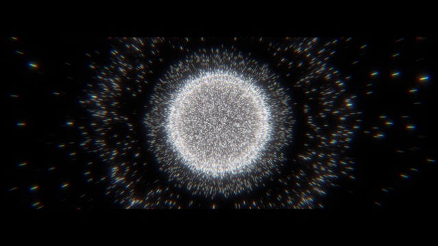 Video Reference: Fireworks, Art, Gas, Circle, Astronomical object, Electric blue, Symmetry, Event, Sky, Space
