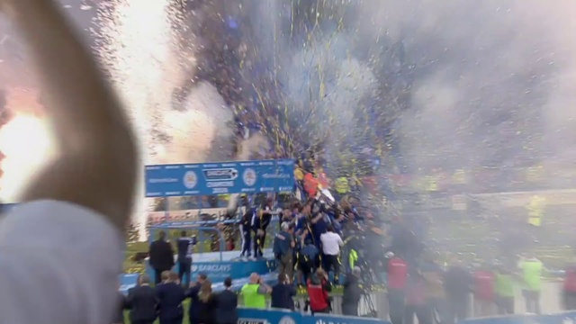 Video Reference: World, Crowd, Fan, Fireworks, Recreation, Fun, Leisure, Event, Sky, Grass