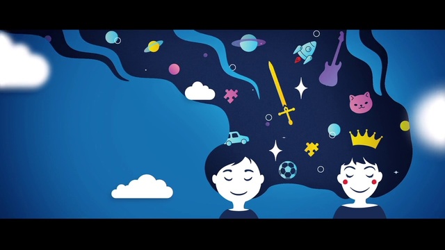 Video Reference: Smile, Gesture, Happy, Font, Art, Event, Graphics, Electric blue, Fictional character, Visual arts