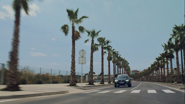 Video Reference: Sky, Tire, Wheel, Car, Vehicle, Cloud, Plant, Road surface, Tree, Motor vehicle