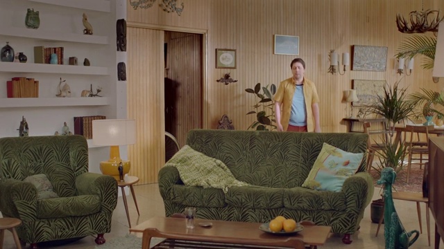 Video Reference: Picture frame, Table, Property, Plant, Furniture, Couch, Houseplant, Wood, Lighting, Interior design