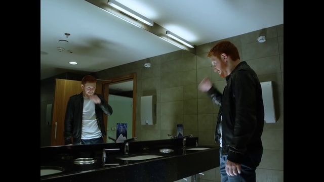 Video Reference: Mirror, Sink, Tap, Plumbing fixture, Countertop, Water, Event, Bathroom, Hardwood, Plumbing