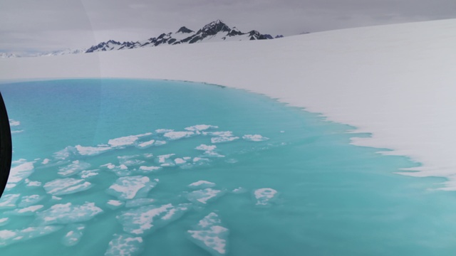 Video Reference: Water, Sky, Water resources, Mountain, Snow, Azure, Lake, Slope, Atmospheric phenomenon, Sea ice