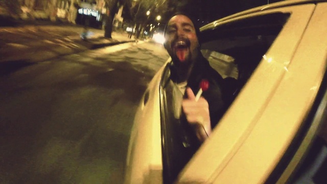 Video Reference: Smile, Plant, Automotive lighting, Flash photography, Tree, Vehicle, Car, Automotive design, Beard, Motor vehicle