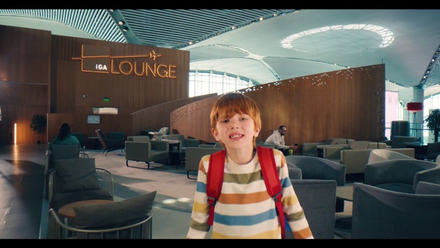 Video Reference: Photograph, Smile, Lighting, Comfort, Interior design, Chair, Aircraft, Line, Air travel, Travel