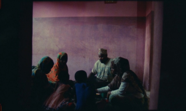 Video Reference: Purple, Window, Art, Tints and shades, Entertainment, Event, Hat, Magenta, Visual arts, Darkness