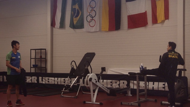 Video Reference: Art, Sports, Font, Event, Chair, Physical fitness, Music, T-shirt, Musical instrument, Team