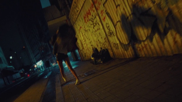 Video Reference: Flash photography, Road surface, Handwriting, Floor, Asphalt, Flooring, Road, Tints and shades, City, Midnight