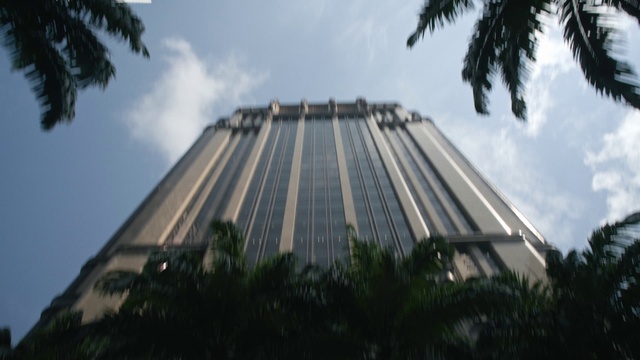 Video Reference: Cloud, Sky, Building, Skyscraper, Plant, World, Tree, Condominium, Tower block, Arecales