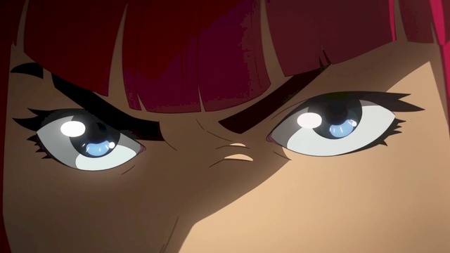 Video Reference: Head, Eyebrow, Eye, Facial expression, Cartoon, Eyelash, Mouth, Art, Black hair, Fictional character