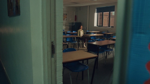 Video Reference: Table, Furniture, Building, Window, Fixture, Chair, Wood, Door, Desk, Hardwood