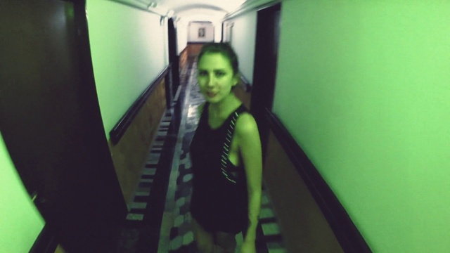 Video Reference: Stairs, Flash photography, Black hair, Fun, Public transport, Passenger, Magenta, Room, Darkness, Reflection