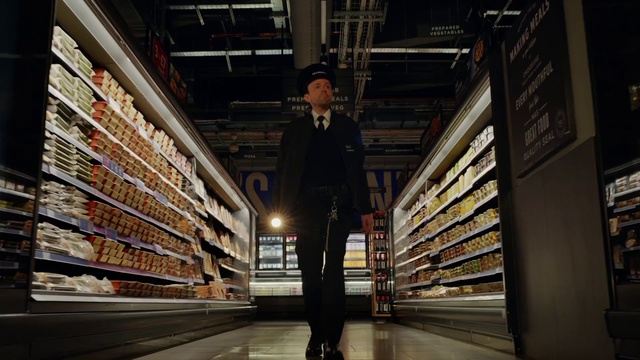 Video Reference: Footwear, Human, Shelf, Standing, Architecture, Shelving, Wood, Publication, Building, Line