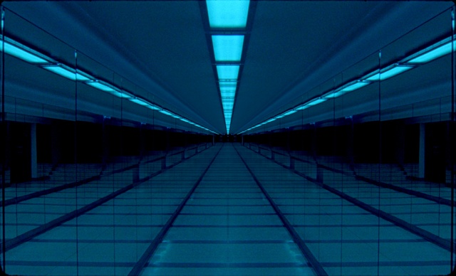 Video Reference: Blue, Azure, Lighting, Rectangle, Line, Parallel, Symmetry, Tints and shades, Technology, Electric blue