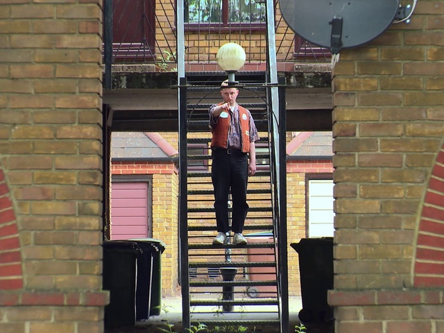 Video Reference: Green, Hat, Brickwork, Window, Brick, Wood, Building, Facade, Door, Tints and shades