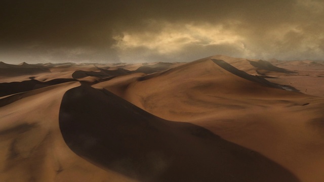 Video Reference: Cloud, Brown, Sky, Atmospheric phenomenon, Slope, Erg, Natural landscape, Horizon, Singing sand, Landscape