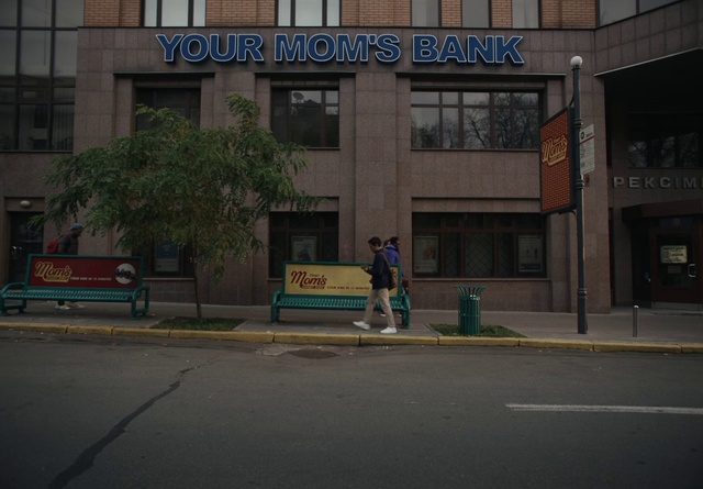 Video Reference: Plant, Window, Building, Road surface, Asphalt, House, Residential area, Urban design, Sidewalk, Real estate