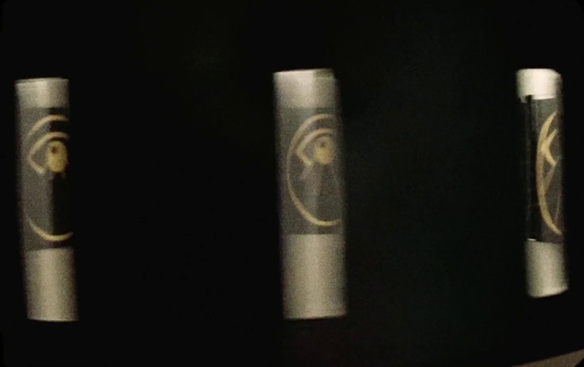 Video Reference: Tints and shades, Font, Cylinder, Art, Darkness, Metal, Still life photography, Pattern, Paper, Column