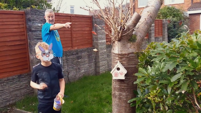 Video Reference: Plant, Shorts, Vertebrate, Mammal, Grass, Hat, Wood, Leisure, House, T-shirt